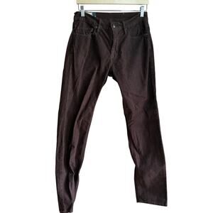 Marine Layer brown‎ corduroy jeans trousers slim straight men's 32 X 32 cotton